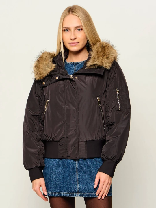 Zdjęcie produktu Liu Jo Kurtka bomber | Relaxed fit brązowy