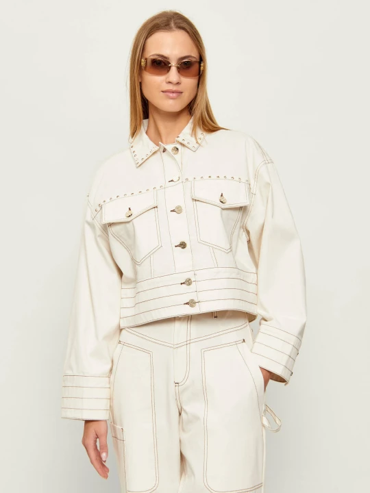 Zdjęcie produktu Liu Jo Kurtka jeansowa | Cropped Fit ecru