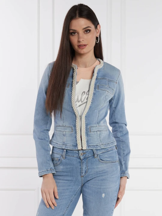 Zdjęcie produktu Liu Jo Kurtka jeansowa GIACCA | Slim Fit błękitny