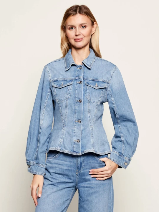 Zdjęcie produktu Liu Jo Kurtka jeansowa | Slim Fit niebieski