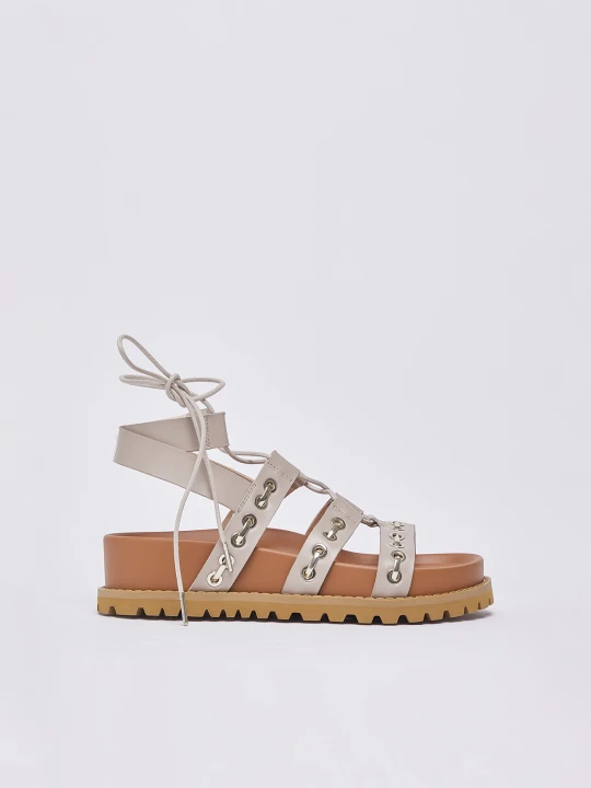 Zdjęcie produktu Liu Jo Lace-up Sandals Dove Grey