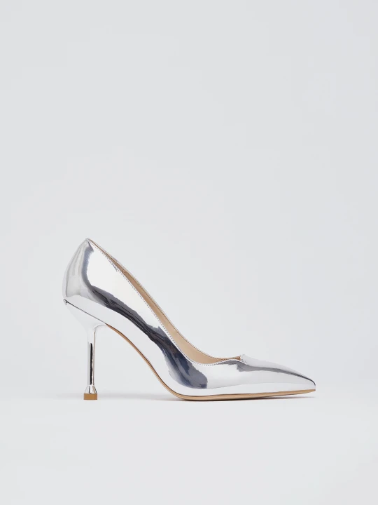 Zdjęcie produktu Liu Jo Laminated Mirrored Pumps srebrny