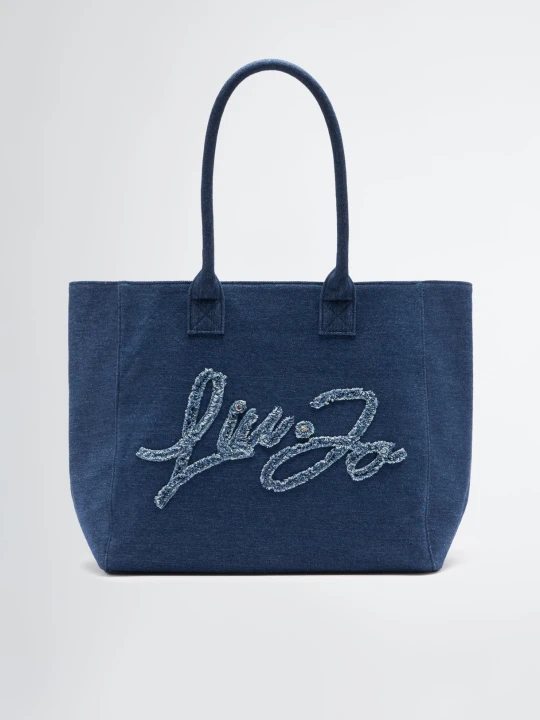 Zdjęcie produktu Liu Jo Large Denim Tote Bag Blue Denim