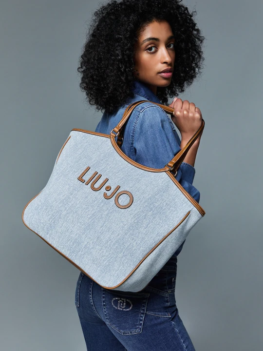 Zdjęcie produktu Liu Jo Large Denim Tote Bag Light Denim