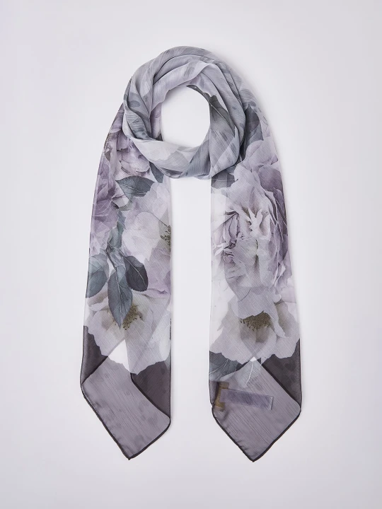 Zdjęcie produktu Liu Jo Large Foulard With Peonies czarny