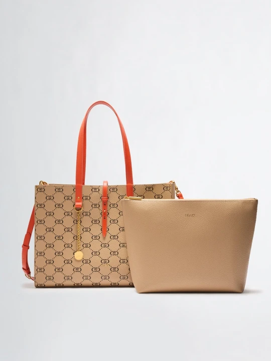 Zdjęcie produktu Liu Jo Large Monogram Tote Bag beżowy