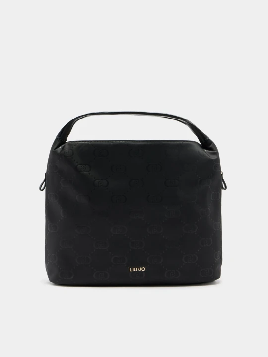 Zdjęcie produktu Liu Jo Large Nylon Hobo Bag czarny