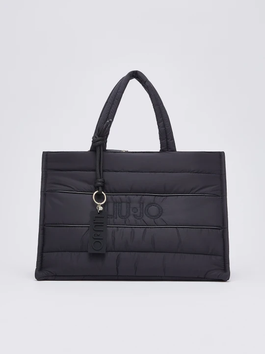 Zdjęcie produktu Liu Jo Large Padded Nylon Tote Bag czarny