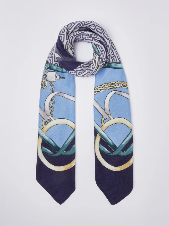 Zdjęcie produktu Liu Jo Large Printed Scarf niebieski