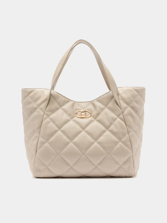 Zdjęcie produktu Liu Jo Large Quilted Tote Bag beżowy