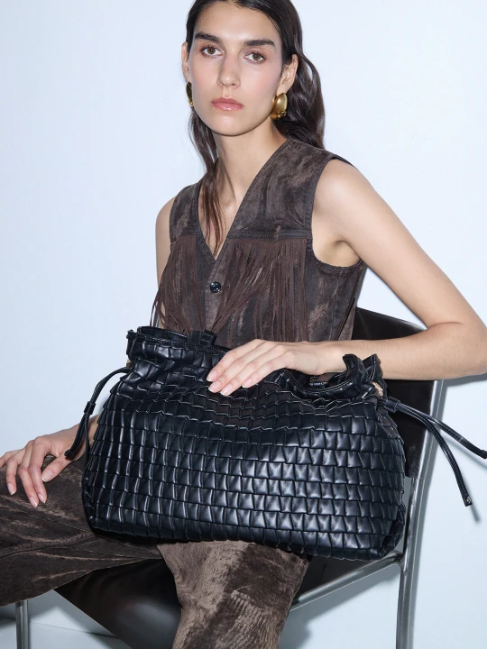 Zdjęcie produktu Liu Jo Large Riccy Embossed Bag czarny