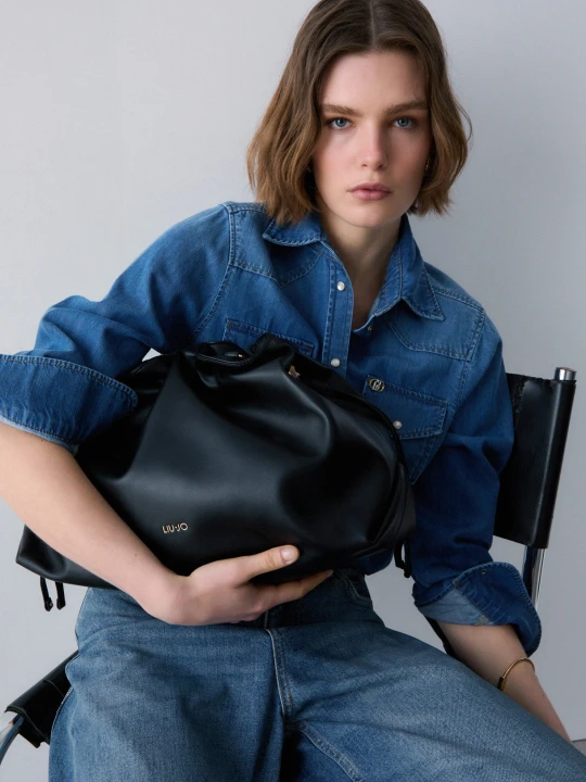 Zdjęcie produktu Liu Jo Large Riccy Shoulder Bag czarny