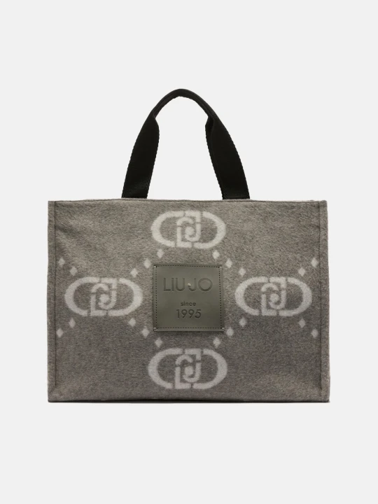 Zdjęcie produktu Liu Jo Large Shopping Bag With Logo szary