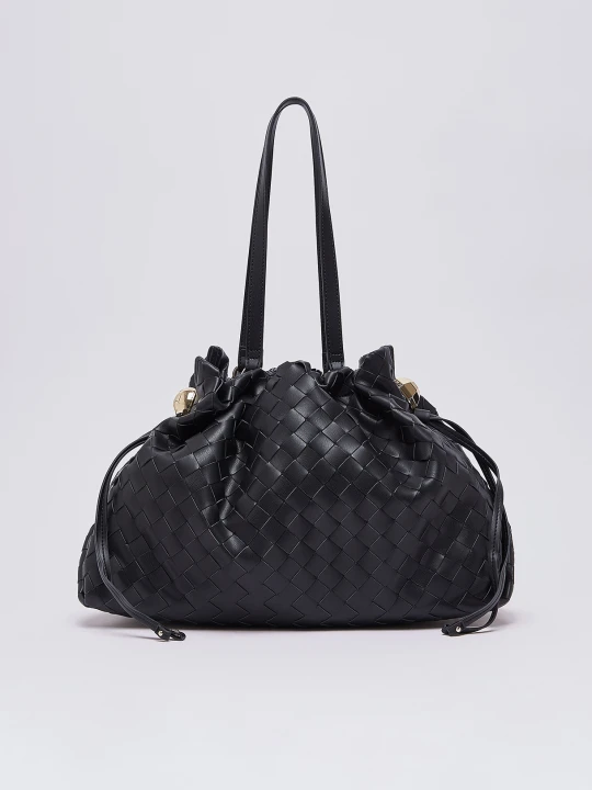Zdjęcie produktu Liu Jo Large Woven Riccy Tote Bag czarny