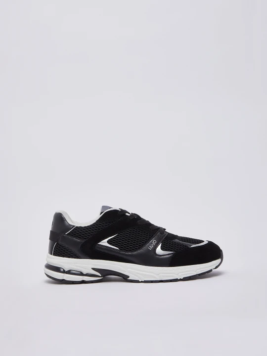 Zdjęcie produktu Liu Jo Sneakers In Leather And Mesh czarny