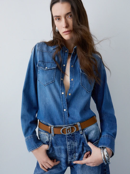 Zdjęcie produktu Liu Jo Leather Belt brązowy
