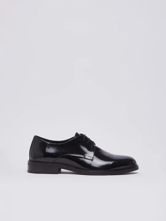 Zdjęcie produktu Liu Jo Leather Lace-up Shoes czarny