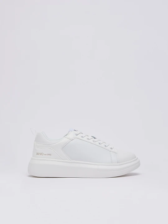 Zdjęcie produktu Liu Jo Leather Platform Sneakers biały