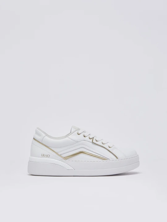 Zdjęcie produktu Liu Jo Leather Sneakers biały