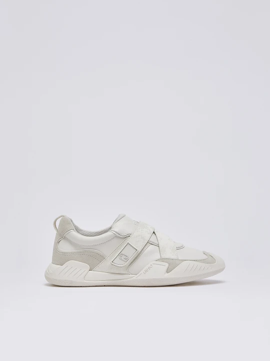 Zdjęcie produktu Liu Jo Leather Sneakers With Velcro Milky White