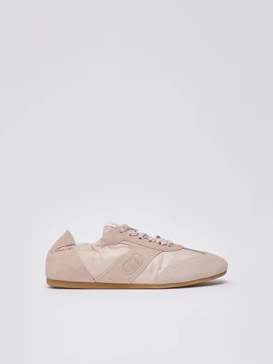 Zdjęcie produktu Liu Jo Light Suede And Nylon Sneakers różowy