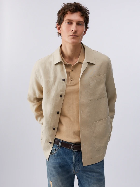Zdjęcie produktu Liu Jo Lightweight Pure Linen Jacket beżowy