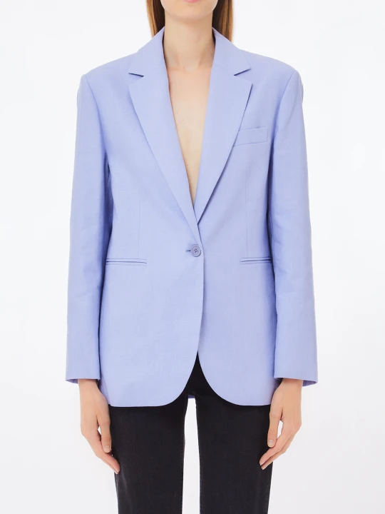 Zdjęcie produktu Liu Jo Linen And Cotton Blazer Lavender
