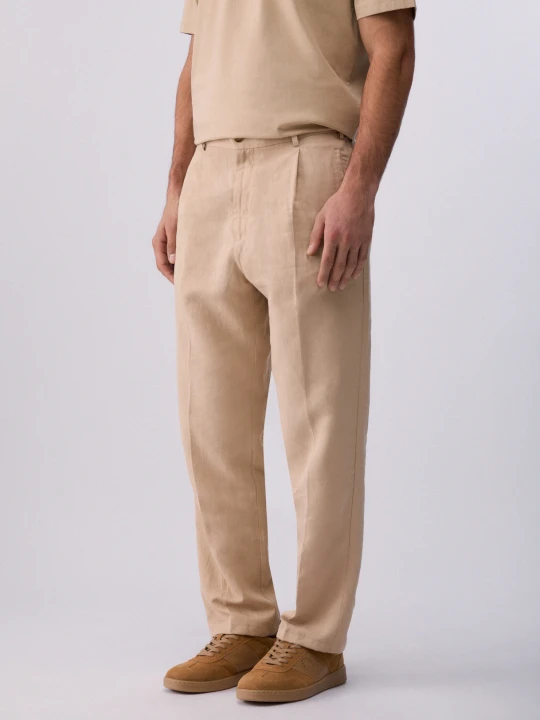 Zdjęcie produktu Liu Jo Linen-blend Chinos beżowy