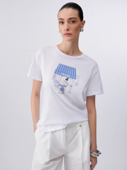 Zdjęcie produktu Liu Jo Liu Jo Better T-shirt Coffee