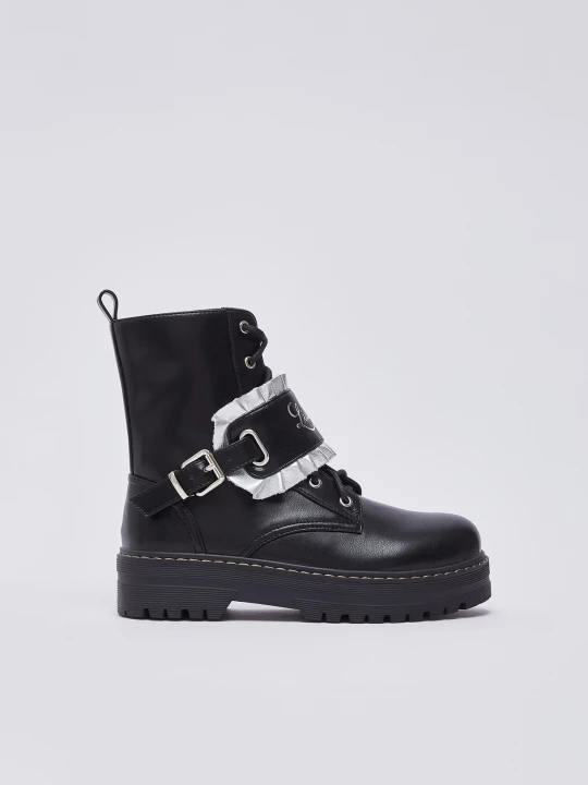 Zdjęcie produktu Liu Jo Logo Combat Boots czarny