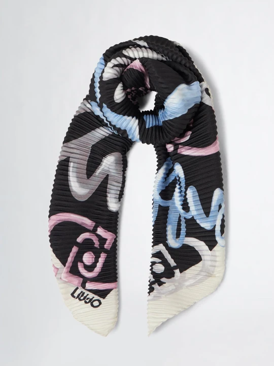 Zdjęcie produktu Liu Jo Logo Scarf czarny