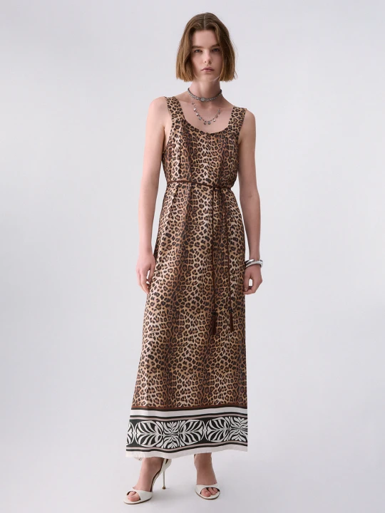Zdjęcie produktu Liu Jo Long Animal-print Dress