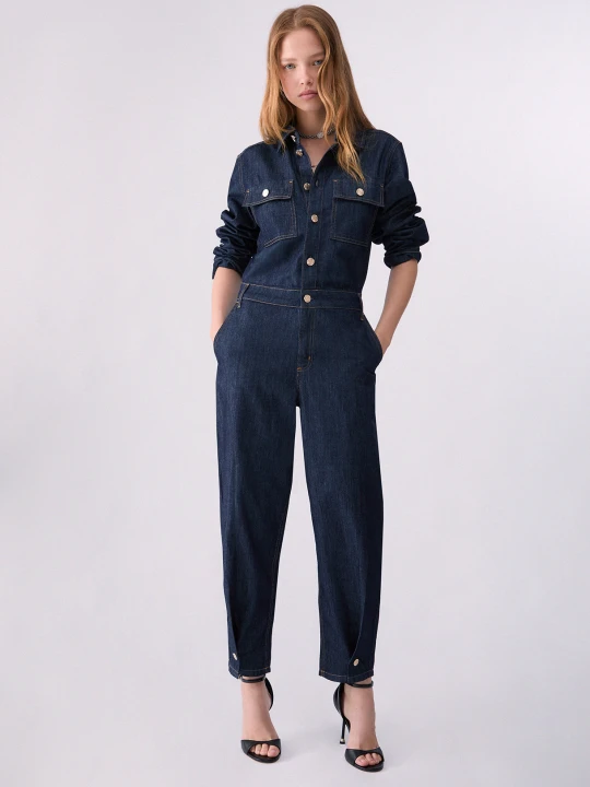 Zdjęcie produktu Liu Jo Long Denim Jumpsuit Normal Wash