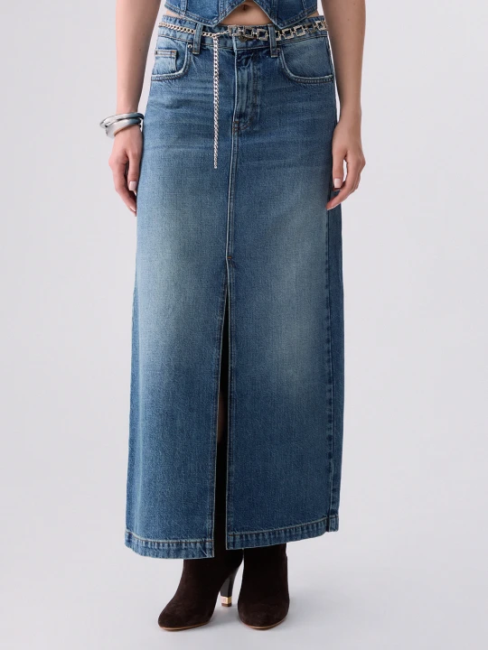 Zdjęcie produktu Liu Jo Long Denim Skirt Blue Denim