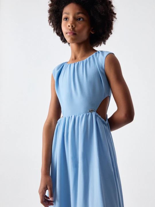 Zdjęcie produktu Liu Jo Long Dress With Cut-out Light Blue