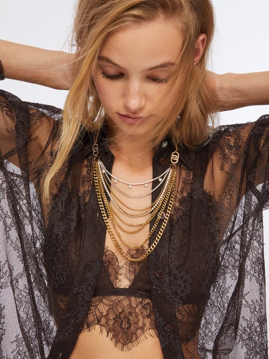 Zdjęcie produktu Liu Jo Long Multi-strand Necklace złoty