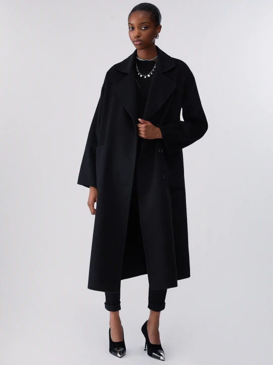 Zdjęcie produktu Liu Jo Long Oversized Wool Coat czarny
