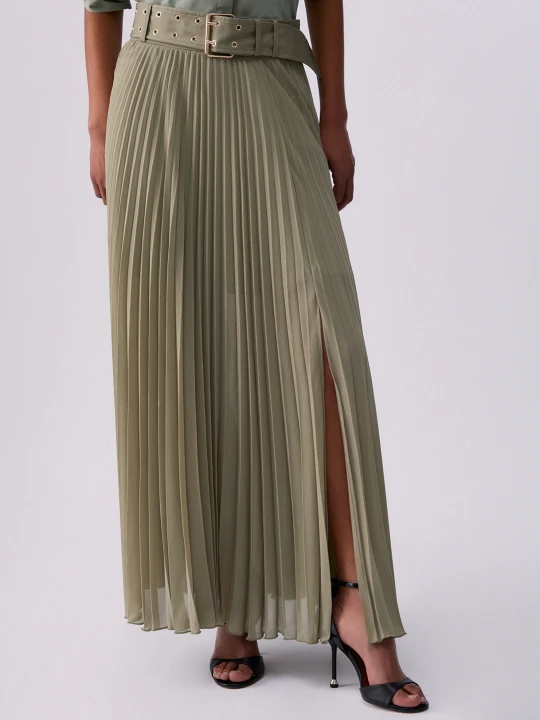 Zdjęcie produktu Liu Jo Long Pleated Skirt zielony