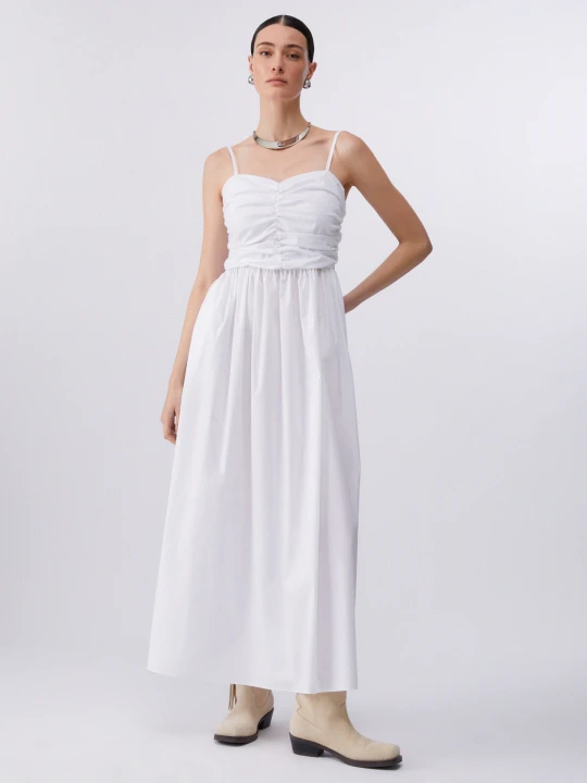 Zdjęcie produktu Liu Jo Long Poplin Dress biały