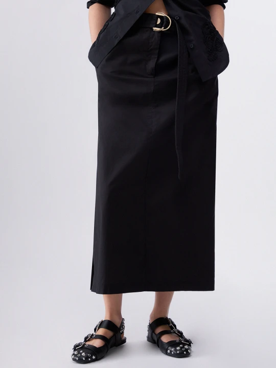 Zdjęcie produktu Liu Jo Long Skirt With Belt czarny