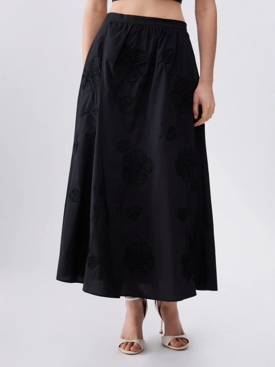 Zdjęcie produktu Liu Jo Long Skirt With Embroidery czarny