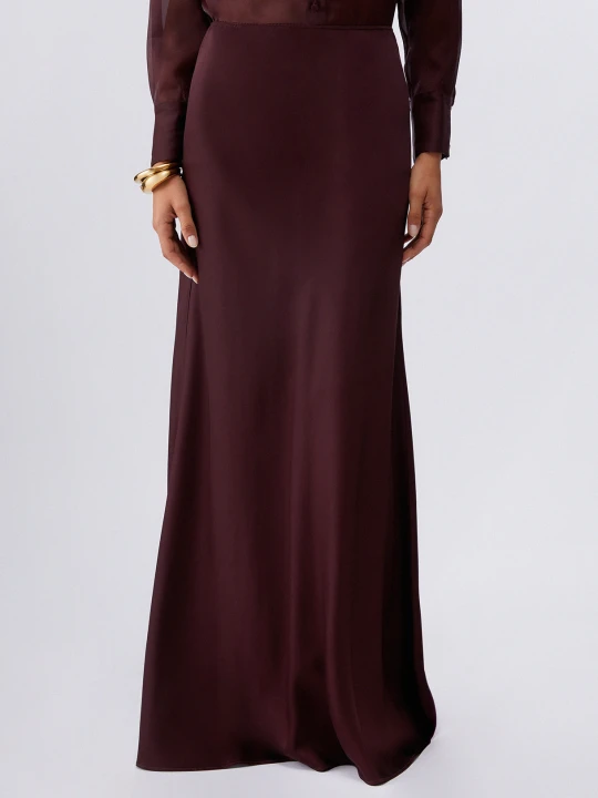 Zdjęcie produktu Liu Jo Long Skirt With Train brązowy