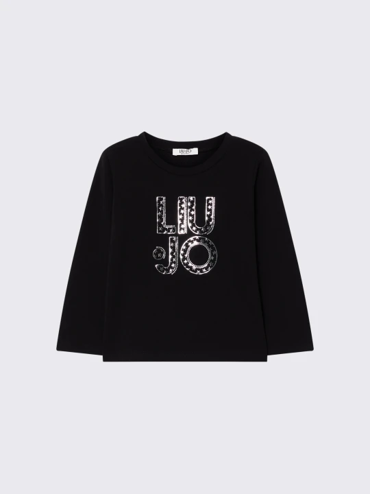 Zdjęcie produktu Liu Jo Long-sleeve T-shirt With Print czarny