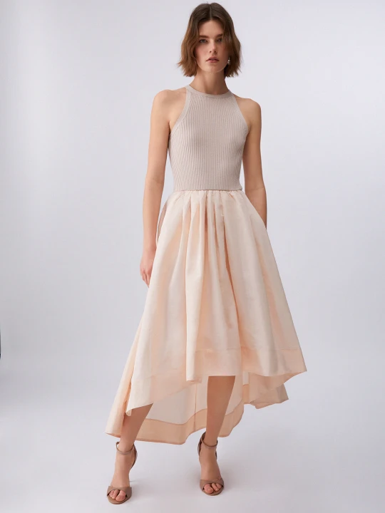 Zdjęcie produktu Liu Jo Long Taffeta Dress Nude