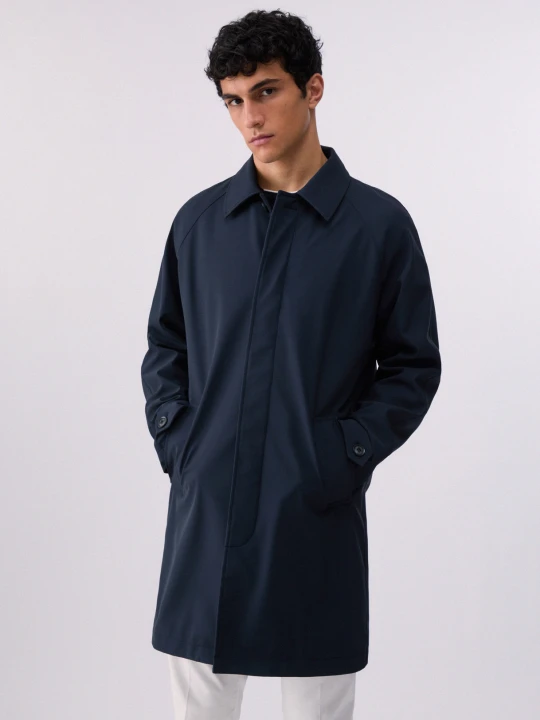 Zdjęcie produktu Liu Jo Long Trench Coat Dark Blue