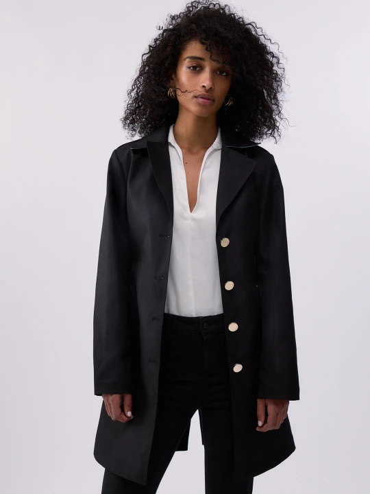 Zdjęcie produktu Liu Jo Long Trench Coat With Belt czarny