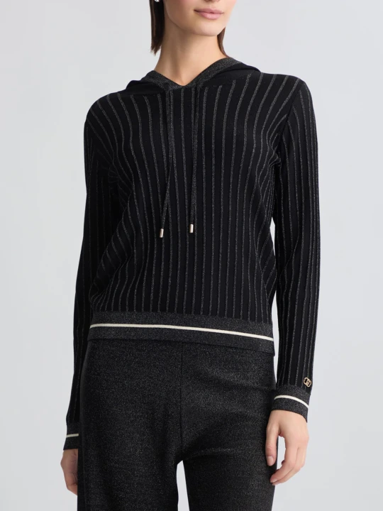 Zdjęcie produktu Liu Jo Lurex® Hoody czarny