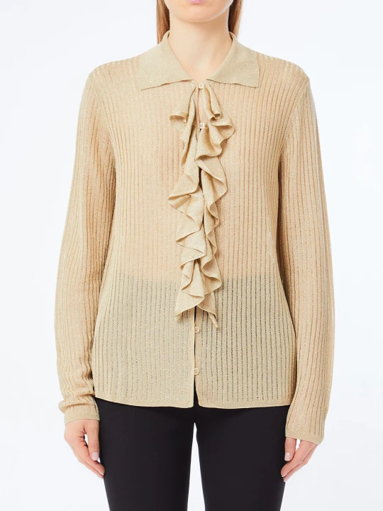 Zdjęcie produktu Liu Jo Lurex® Knit Shirt złoty