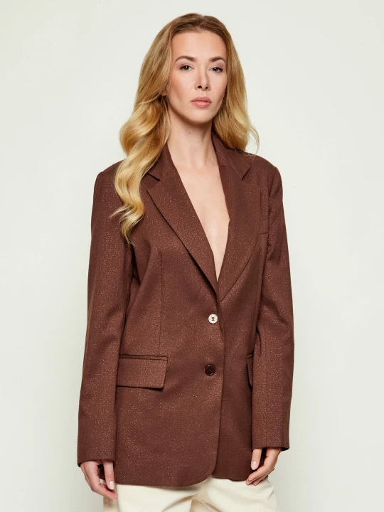 Zdjęcie produktu Liu Jo Marynarka | Oversize fit brązowy