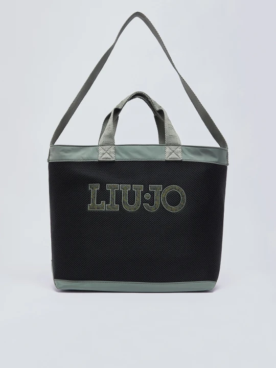 Zdjęcie produktu Liu Jo Matte Nylon Tote Bag Khaki Green